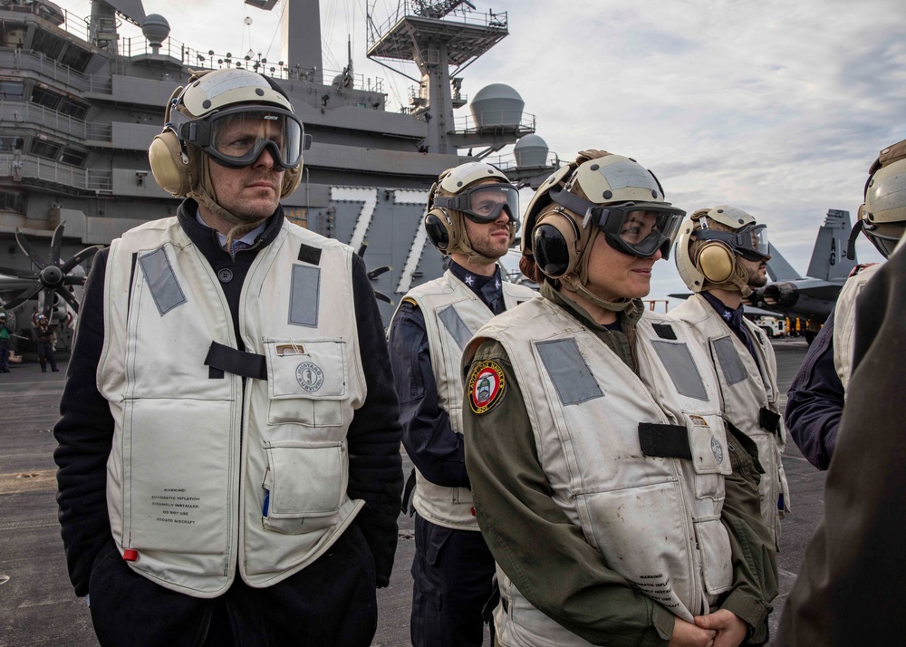 USS George H.W. Bush (CVN 77) Distinguished Visitors