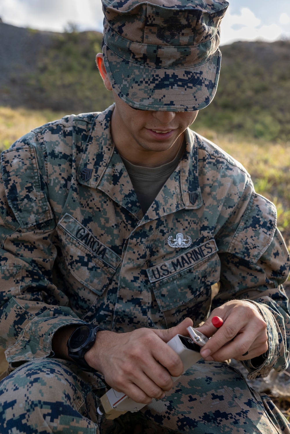 EOD unexploded ordnance sweep