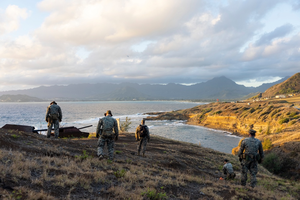 EOD unexploded ordnance sweep