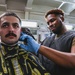 Sailors Cut Hair In The Nimitz Barbershop