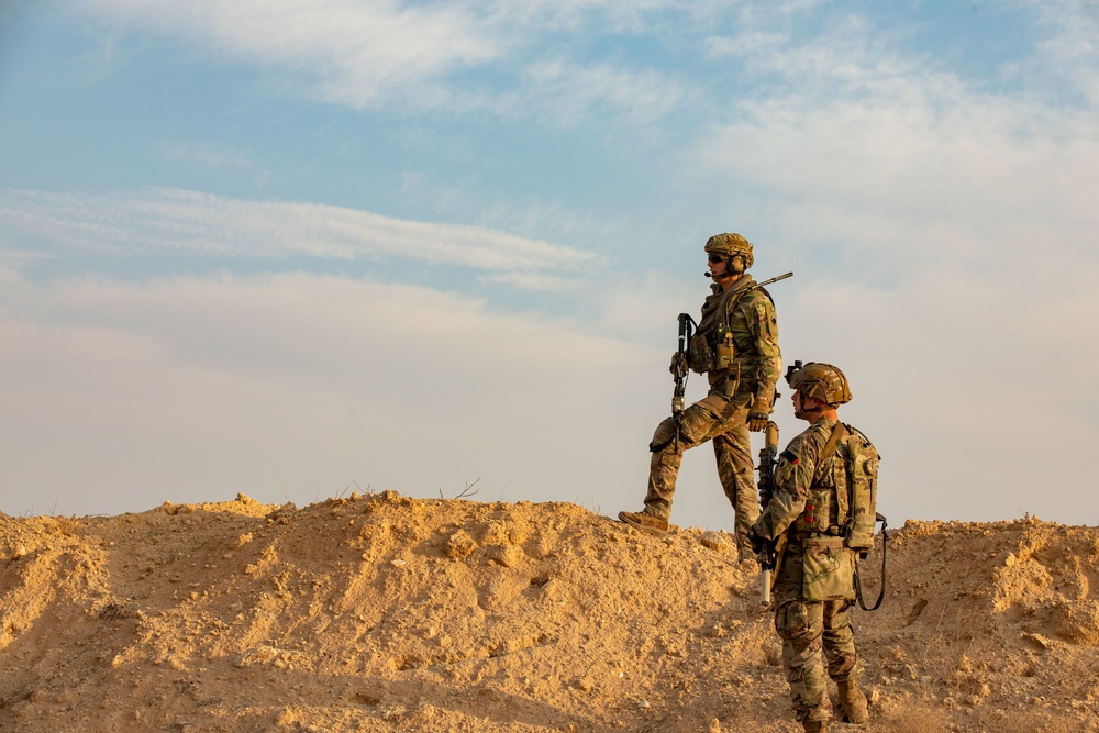 Alpha Company, 1st Battalion, 125th Infantry Regiment, 37th Infantry Brigade Combat Team, conducts range operations