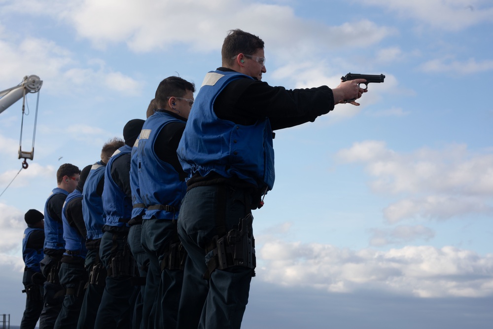 Bataan Participates in Weapons Training