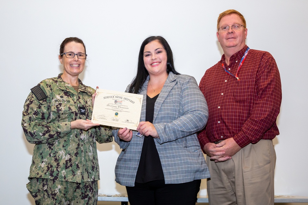 Norfolk Naval Shipyard Recognizes Employees in Efforts to Build a Better Culture