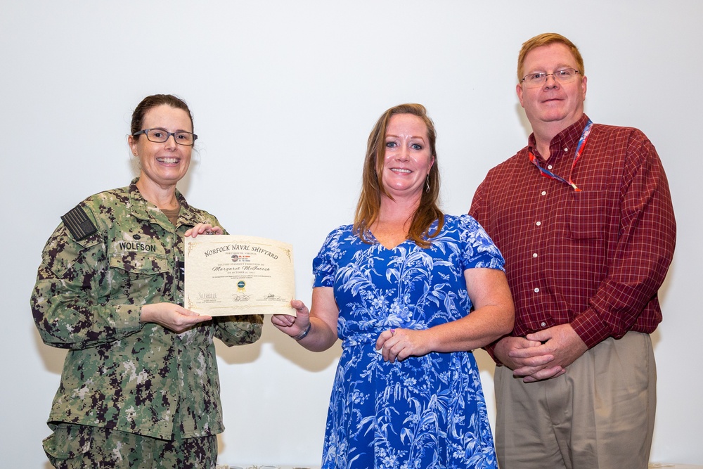 Norfolk Naval Shipyard Recognizes Employees in Efforts to Build a Better Culture