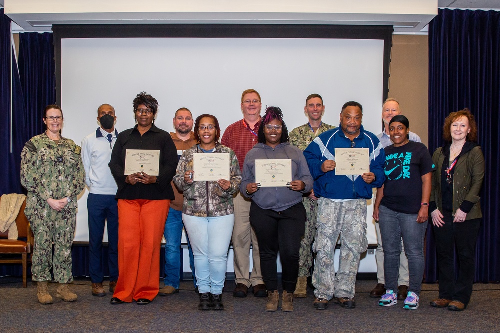 Norfolk Naval Shipyard Recognizes Employees in Efforts to Build a Better Culture