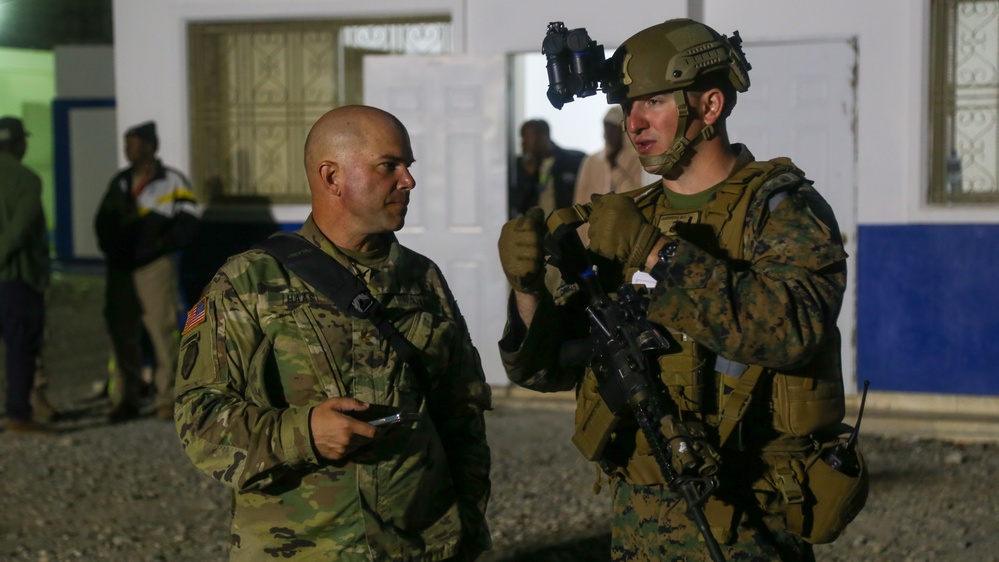 U.S. Marines Support CP22 Haiti Stop Final Day