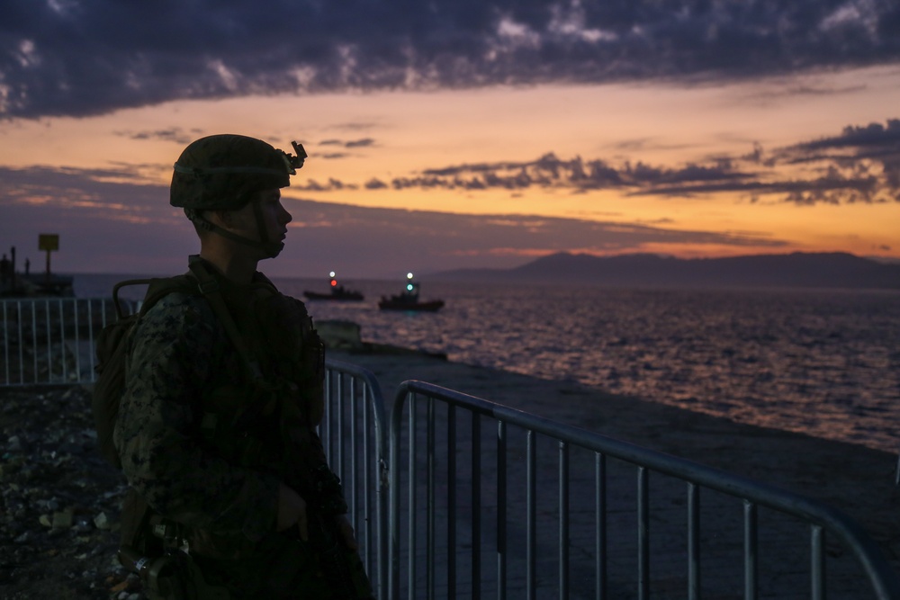 U.S. Marines Support CP22 Haiti Stop Final Day