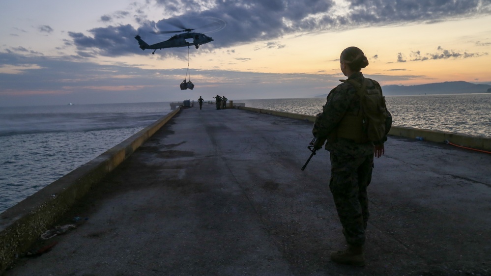 U.S. Marines Support CP22 Haiti Stop Final Day