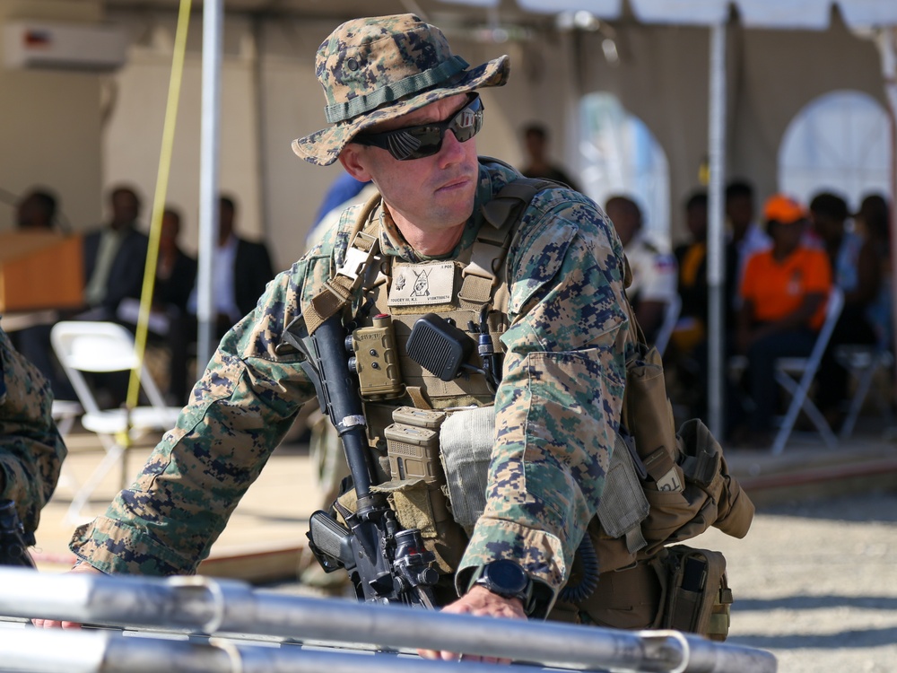 U.S. Marines Support CP22 Haiti Stop Final Day