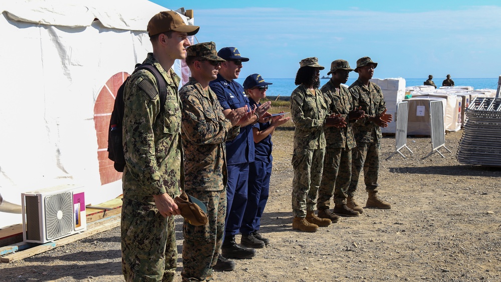 U.S. Marines Support CP22 Haiti Stop Final Day