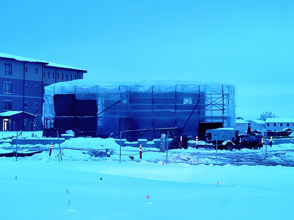 December 2022 construction operations of $11.96 million transient training brigade headquarters at Fort McCoy