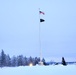 American Flag and Fort McCoy