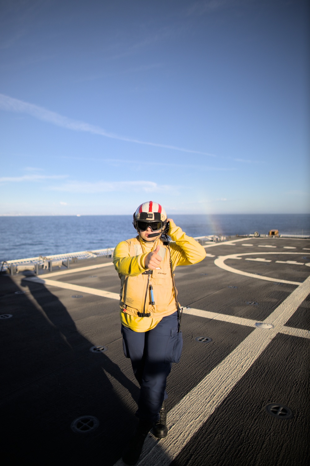 LTJG Bridget Boyle Landing Signal Officer USCGC Bertholf