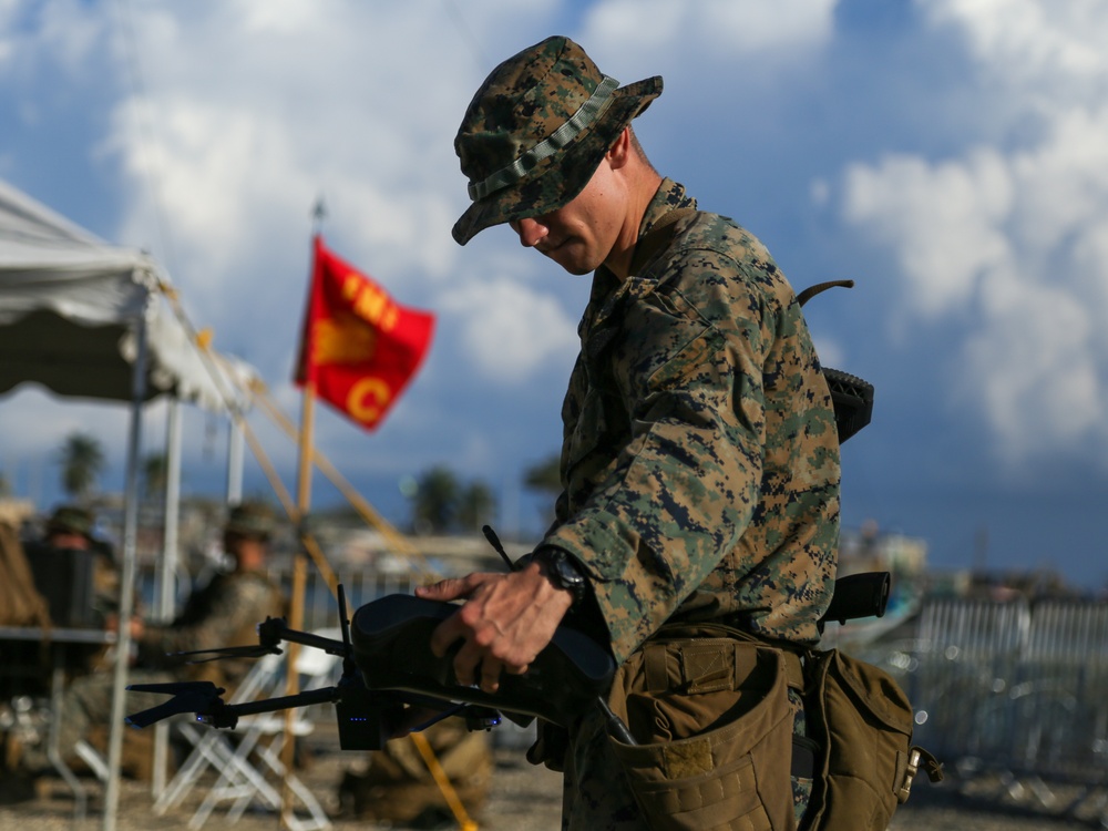 U.S. Marines Provide Support In Haiti