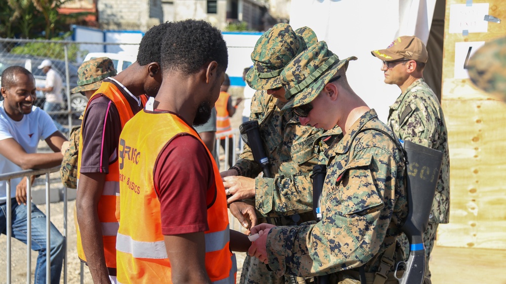 U.S. Marines Provide Support In Haiti