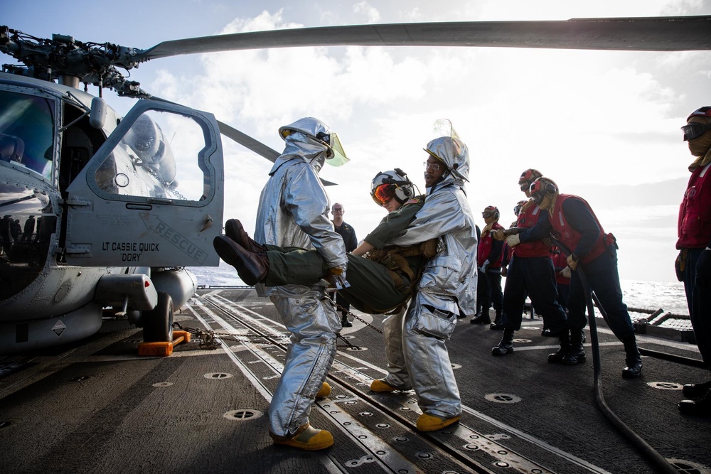 Bunker Hill Aviation Firefighting Drills