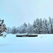 December 2022 snow scenes in Fort McCoy's Pine View Recreation Area