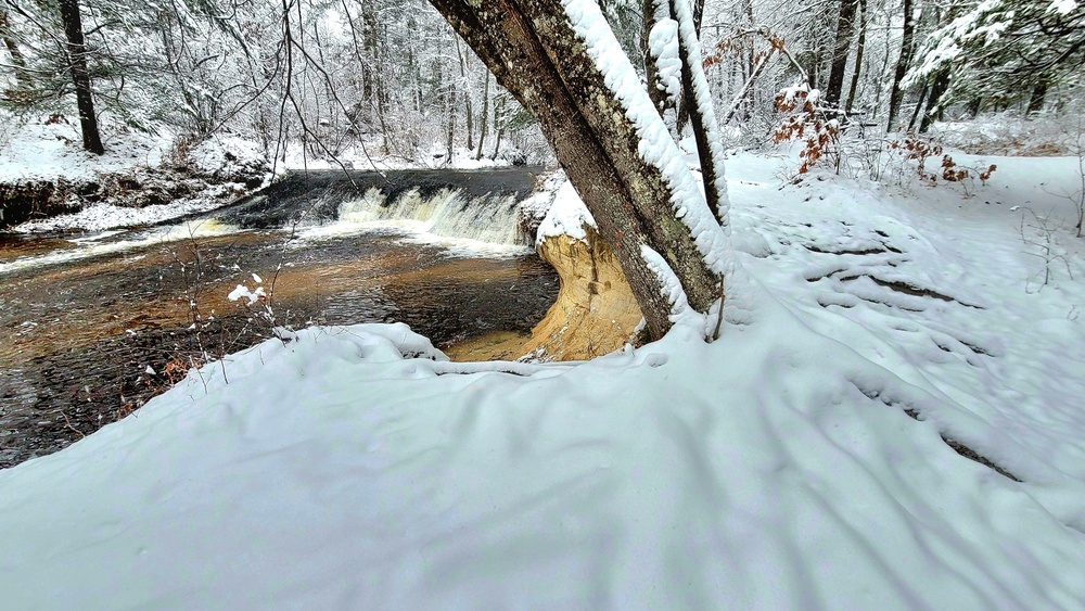 December 2022 snow scenes in Fort McCoy's Pine View Recreation Area