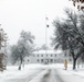 American Flag and Fort McCoy