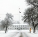 American Flag and Fort McCoy