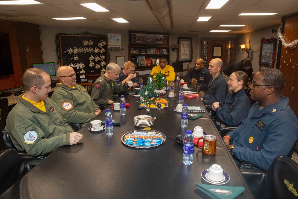 Rear Adm. Dennis Velez Visits USS Nitze (DDG 94)