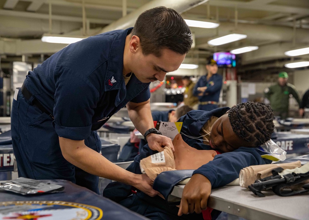 Daily Operations Aboard USS George H.W. Bush (CVN 77)