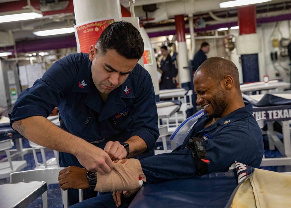 Daily Operations Aboard USS George H.W. Bush (CVN 77)