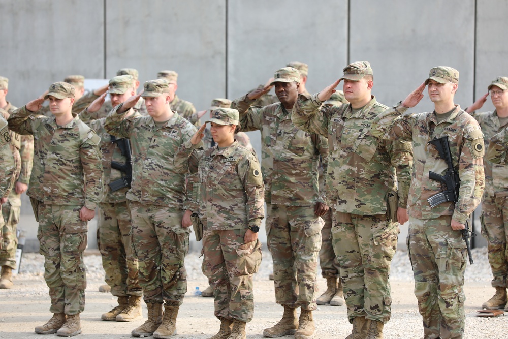 Ohio’s 37th Infantry Brigade Combat Team assumes operational responsibility as Task Force Buckeye in support of Operation Inherent Resolve