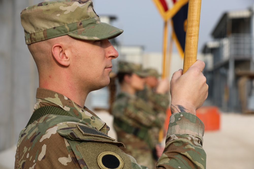 Ohio’s 37th Infantry Brigade Combat Team assumes operational responsibility as Task Force Buckeye in support of Operation Inherent Resolve