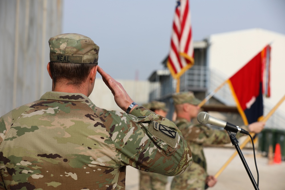 Ohio’s 37th Infantry Brigade Combat Team assumes operational responsibility as Task Force Buckeye in support of Operation Inherent Resolve