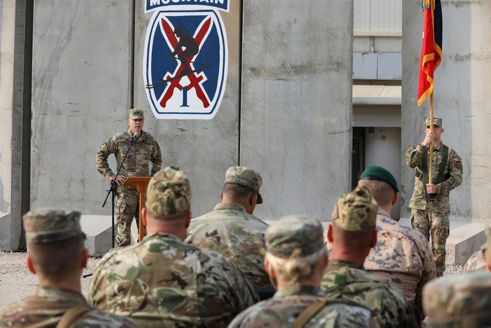 Ohio’s 37th Infantry Brigade Combat Team assumes operational responsibility as Task Force Buckeye in support of Operation Inherent Resolve