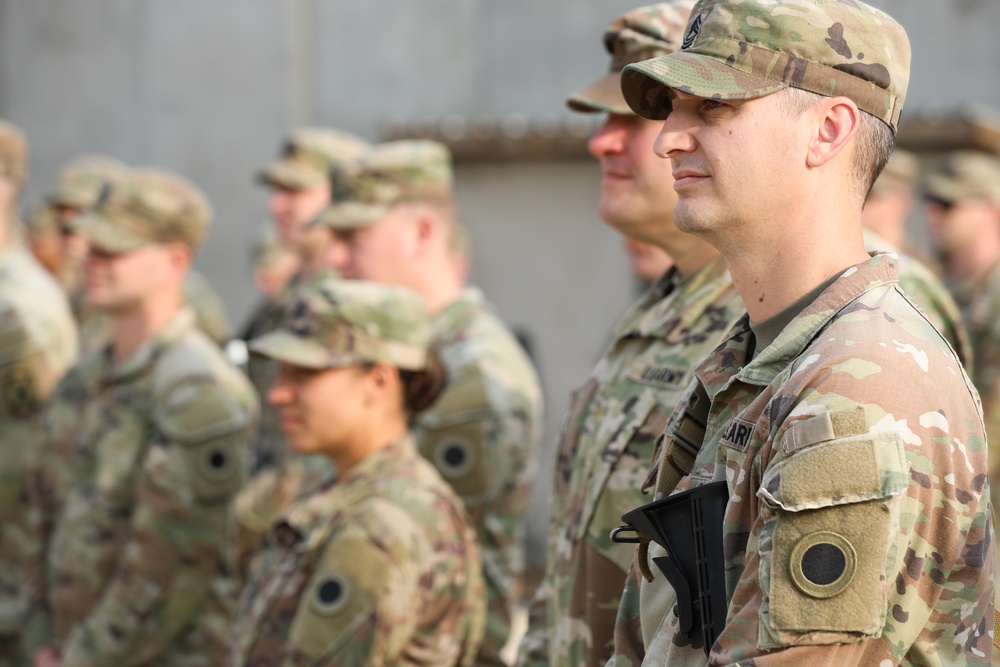 Ohio’s 37th Infantry Brigade Combat Team assumes operational responsibility as Task Force Buckeye in support of Operation Inherent Resolve