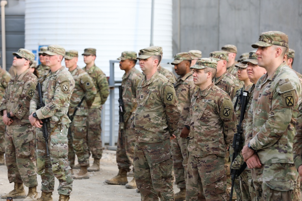 Ohio’s 37th Infantry Brigade Combat Team assumes operational responsibility as Task Force Buckeye in support of Operation Inherent Resolve