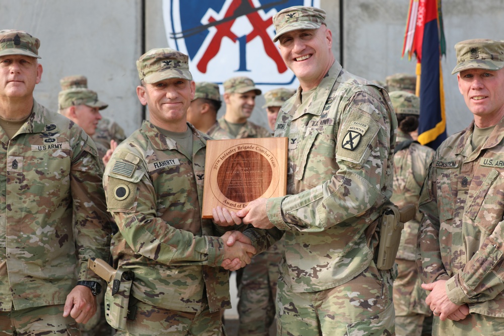 Ohio’s 37th Infantry Brigade Combat Team assumes operational responsibility as Task Force Buckeye in support of Operation Inherent Resolve