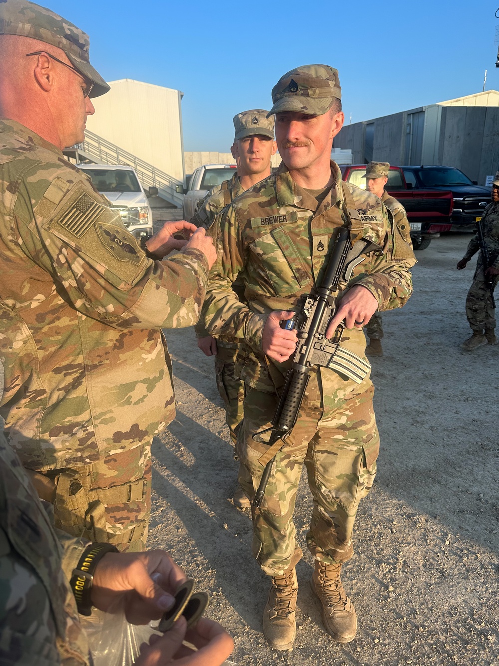 Ohio National Guard Soldiers receive Buckeye deployment patch