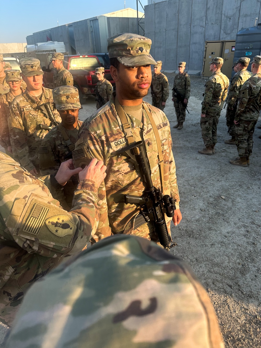 Ohio National Guard Soldiers receive Buckeye deployment patch