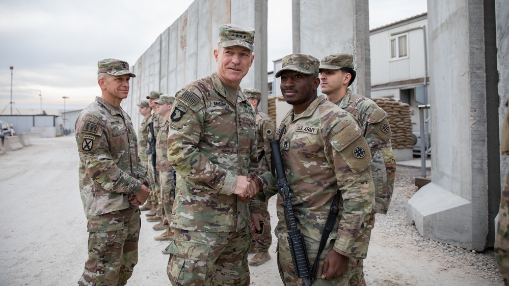 U.S. Army Chief of Staff and Sergeant Major of the Army visit CJTF-OIR Soldiers