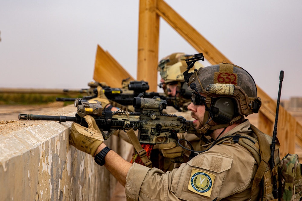 Coalition Members assigned to Combined Joint Task Force - Operation Inherent Resolve conduct joint operational rehearsals