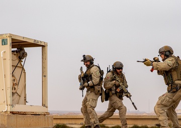 Coalition Members assigned to Combined Joint Task Force - Operation Inherent Resolve conduct joint operational rehearsals