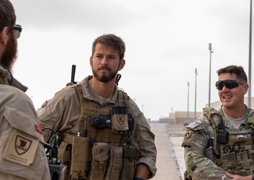 Coalition Members assigned to Combined Joint Task Force - Operation Inherent Resolve conduct joint operational rehearsals.