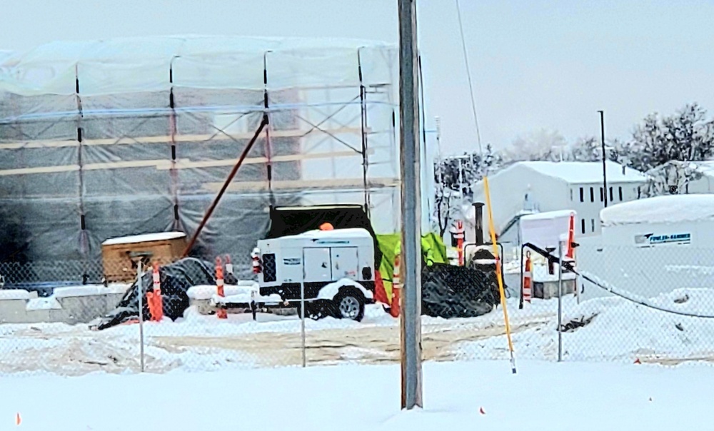 December 2022 construction operations of $11.96 million transient training brigade headquarters at Fort McCoy