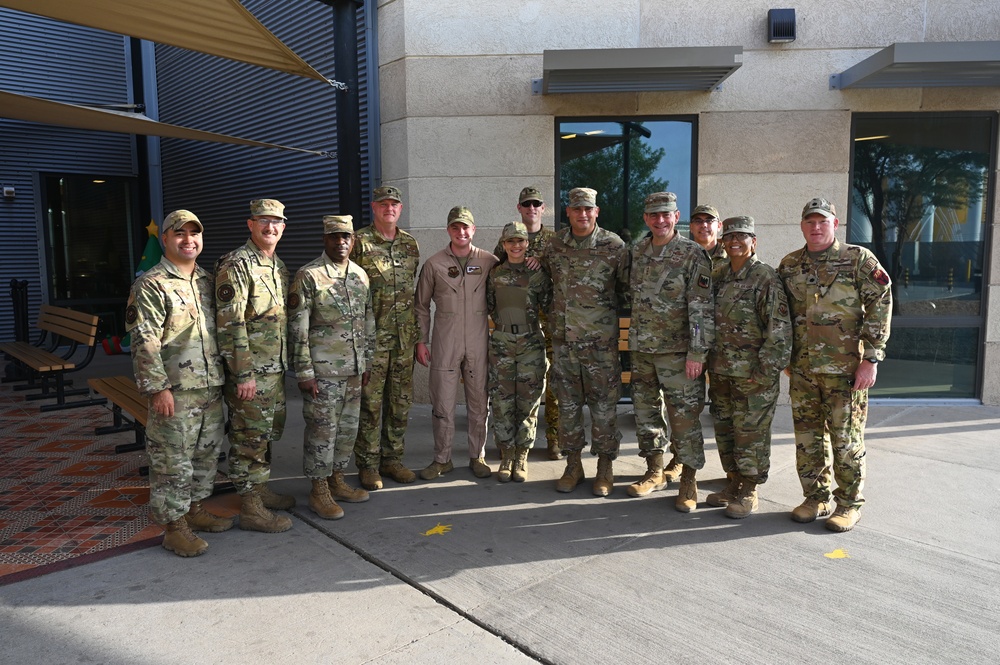 DANG and senior leaders visit deployed Airmen in Djibouti