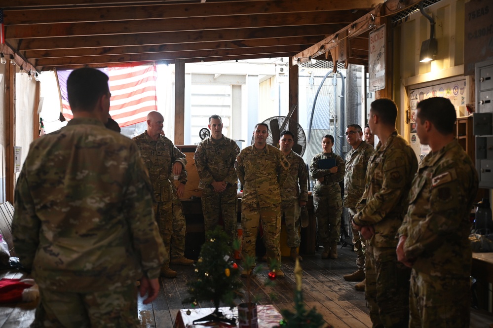 DANG and senior leaders visit deployed Airmen in Djibouti