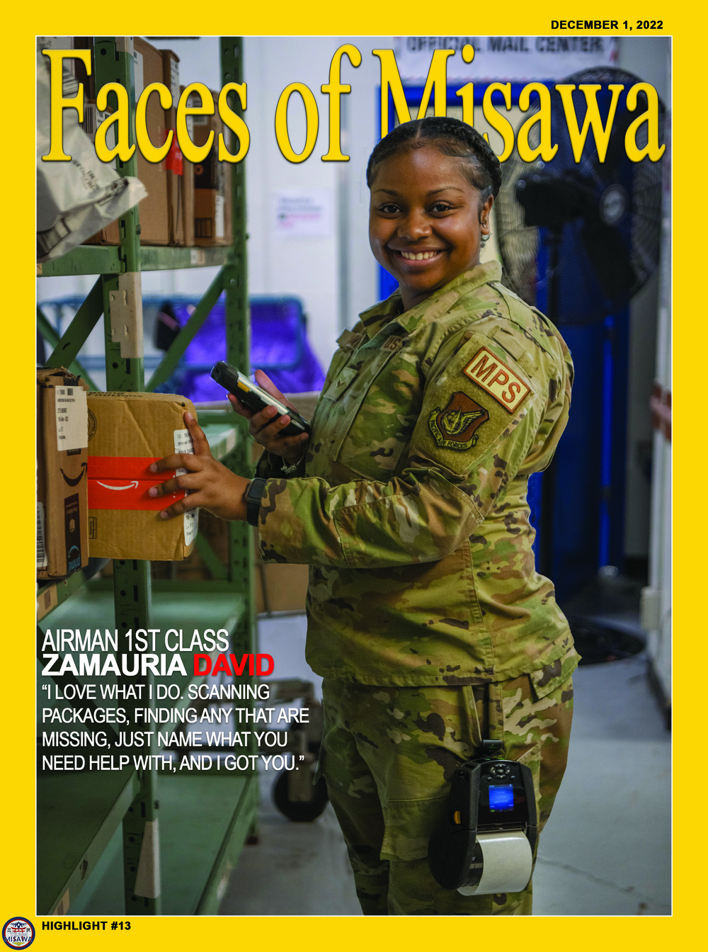 Faces of Misawa: A1C Zamauria David