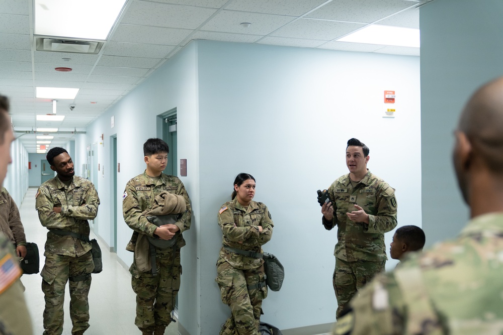 HHC soldiers conducted Chemical, Biological, Radiological, and Nuclear training