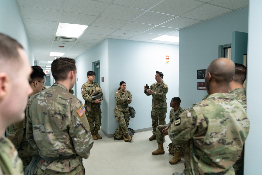 HHC soldiers conducted Chemical, Biological, Radiological, and Nuclear training