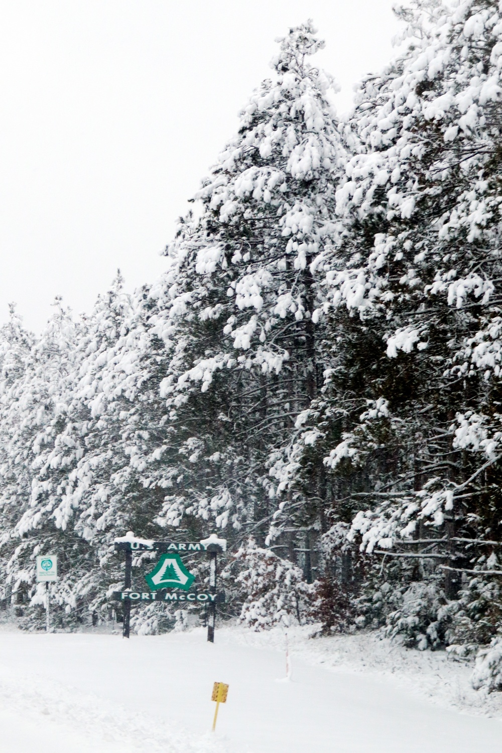 December 2022 snow scenes at Fort McCoy