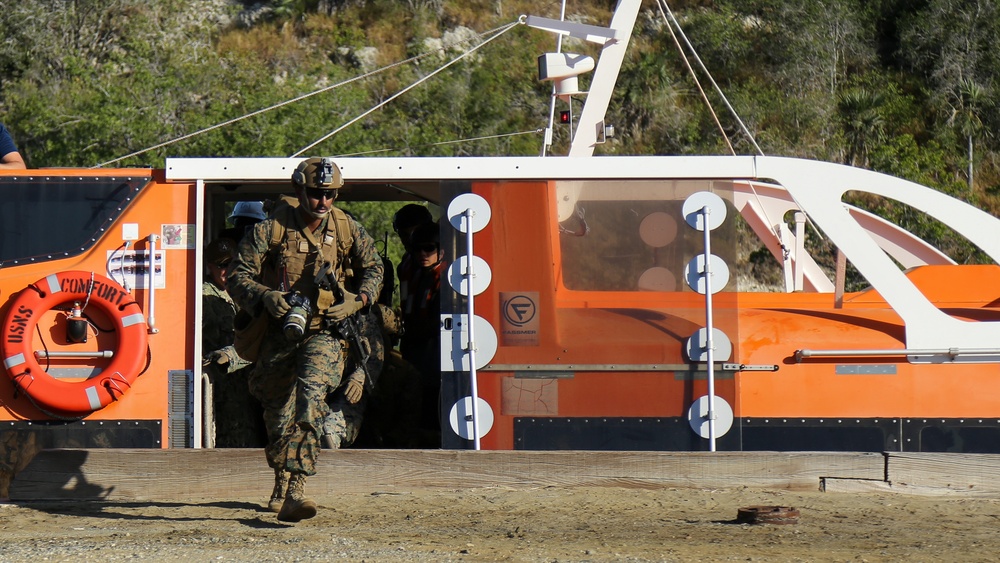 U.S. Marines Train For Security Operations