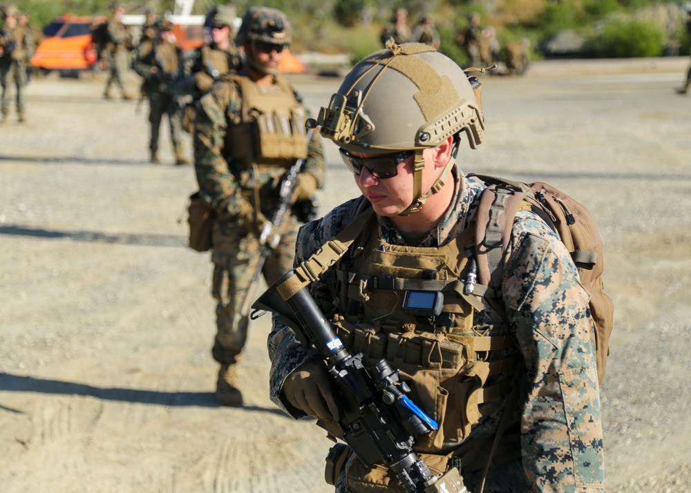 U.S. Marines Train For Security Operations