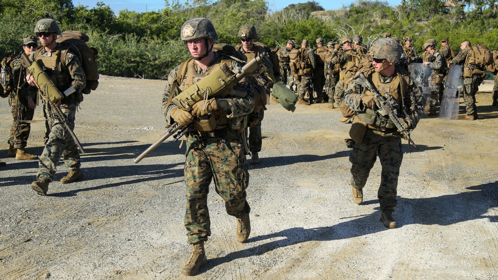 U.S. Marines Train For Security Operations